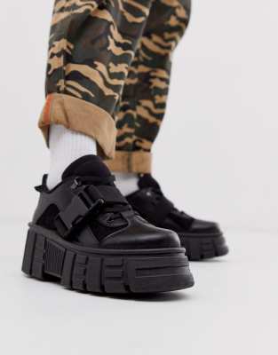 asos black chunky trainers