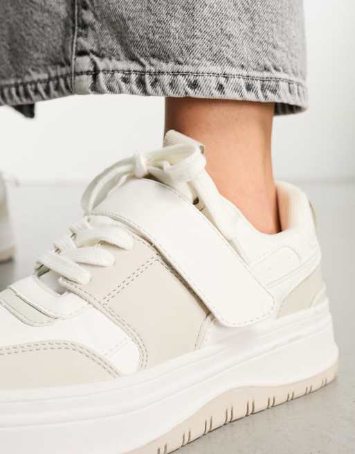 Velcro white store sneakers womens