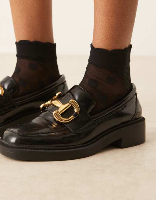 ASOS DESIGN – Durchscheinende knöchelhohe Socken in Schwarz mit Punkten und Rüschensaum, 2 von 3