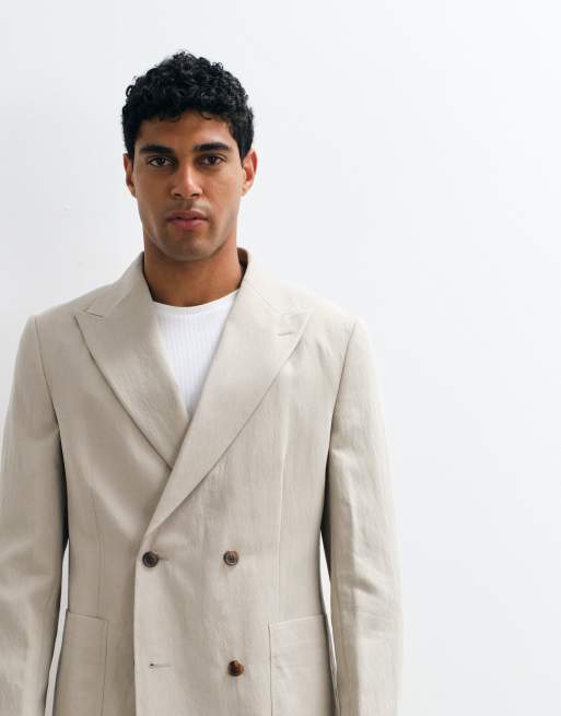 ASOS DESIGN – Szałwiowozielony dwurzędowy garnitur o regularnym kroju, 3 z 3
