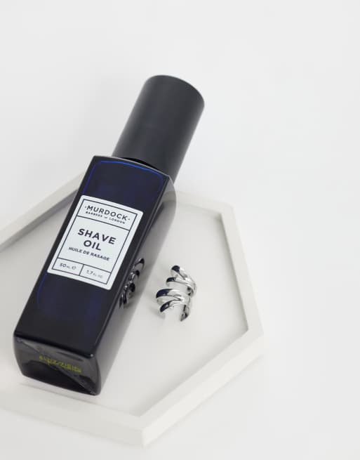 ASOS DESIGN – Dwurzędowa nausznica w kolorze srebrnym, 2 z 4
