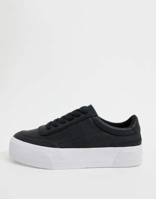 asos leather sneakers