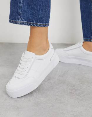 asos leather sneakers