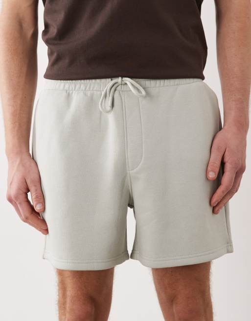 ASOS DESIGN – Dżersejowe szorty basic o kroju oversize w kolorze ecru, 4 z 5