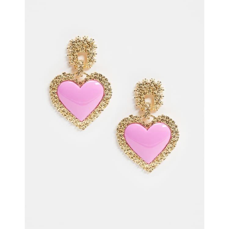 Asos rose deals gold earrings