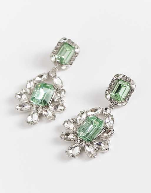 Asos clearance green earrings