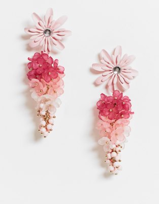 pink earrings asos