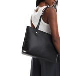 [ASOS DESIGN] ASOS DESIGN easy tote bag in black No Size Black
