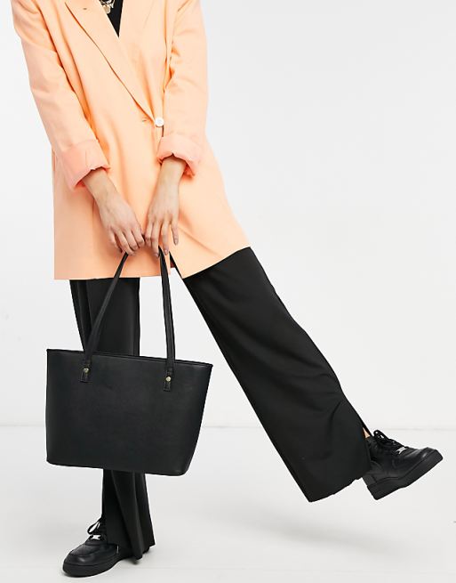 ASOS DESIGN easy tote bag in black | ASOS ASOS DESIGN easy tote bag in black | ASOS