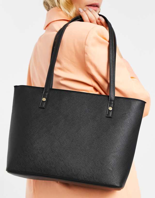 ASOS DESIGN easy tote in black