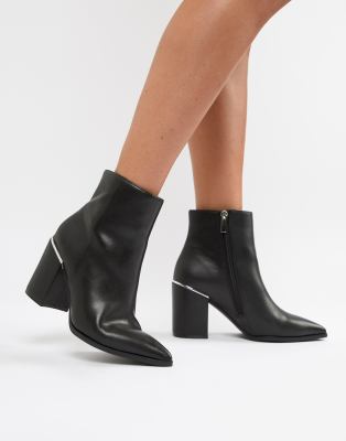 black ankle boots asos