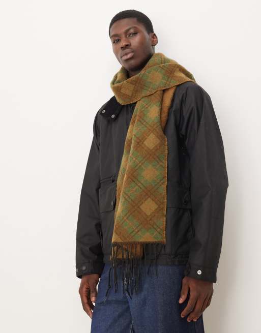 ASOS DESIGN - Écharpe en laine à motif losanges