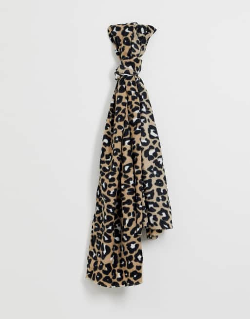 ASOS DESIGN - Écharpe longue imprimé léopard, 2 de 4