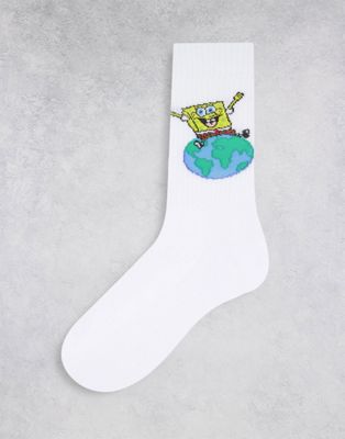 ASOS DESIGN eco spongebob sports socks (200846975)