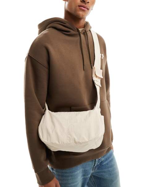 ASOS DESIGN - Ecrufarvet crossbody-taske med slyngedesign - view 1