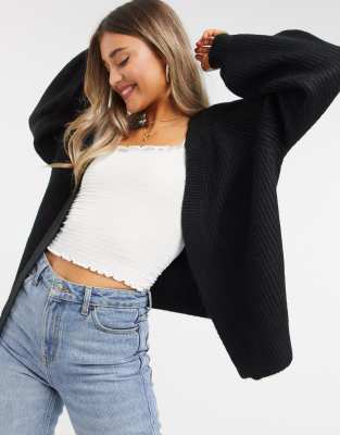 Asos long shop black cardigan