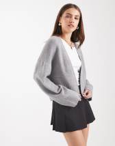 ASOS DESIGN edge-to-edge cardigan in red