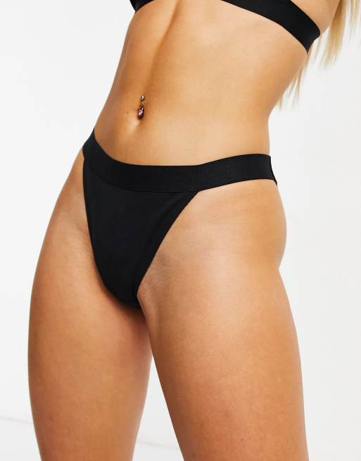 Ribbed high-waist panties – belle you