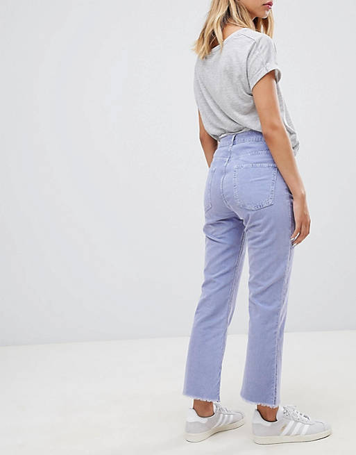 ASOS DESIGN Egerton rigid jeans in dusty cord | ASOS