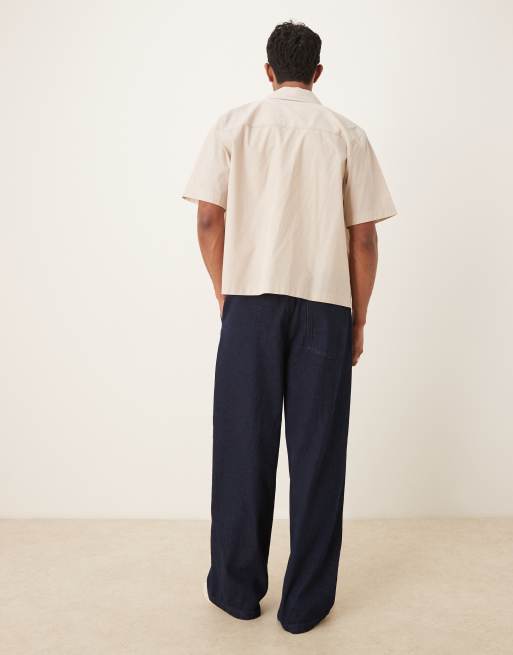ASOS DESIGN ekstremalnie luźne lekkie jeansy w surowym odcieniu, 3 z 5