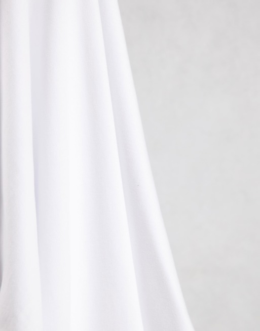 ASOS DESIGN - Ekstremt oversized T-shirt i hvid med lange ballonærmer, 2 af 4