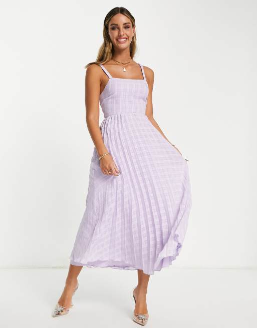 Asos purple 2024 midi dress