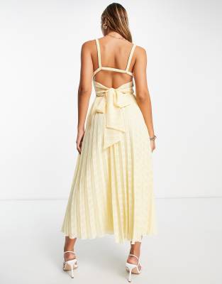 asos dress yellow