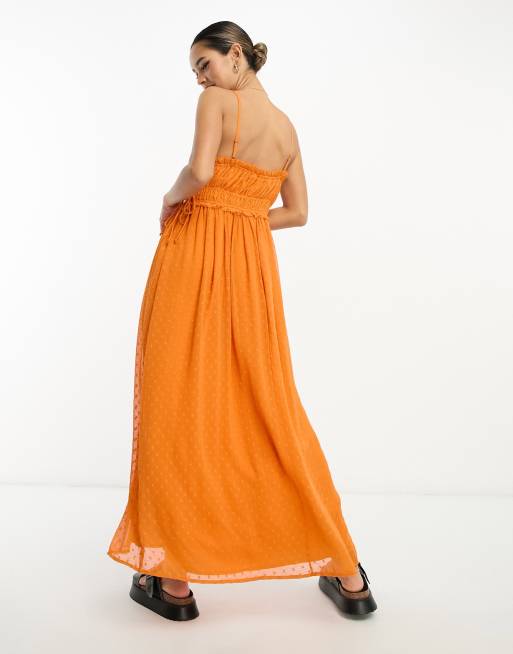 Asos robe orange hot sale