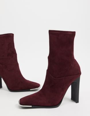 asos burgundy boots