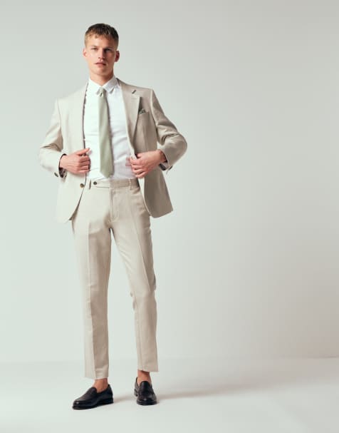 ASOS DESIGN formal easy iron twill regular shirt with double cuff in white