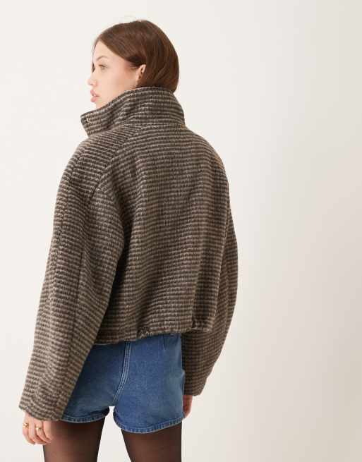 ASOS DESIGN – Elegancka kurtka bomberka z wysokim kołnierzem, 4 z 4