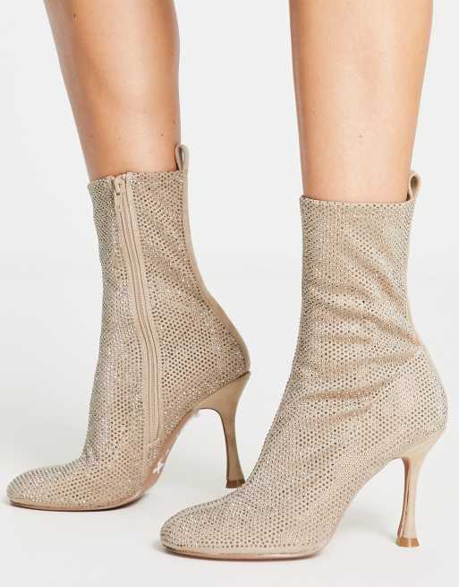 Elegant High Heel Ankle Boots