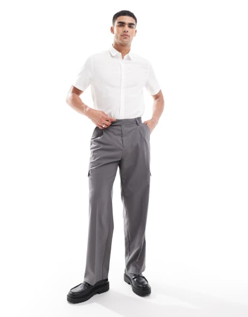 ASOS DESIGN - Elegant hvid hørskjorte med penny-krave i Regular Fit, 4 af 4