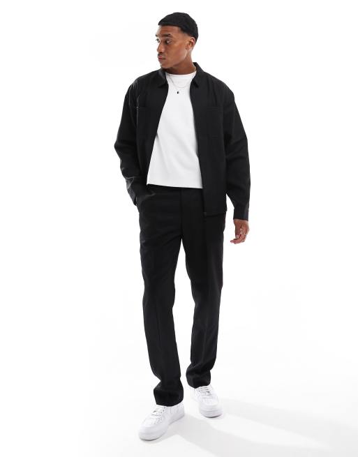 ASOS DESIGN - Elegant og sort sæt i slim fit