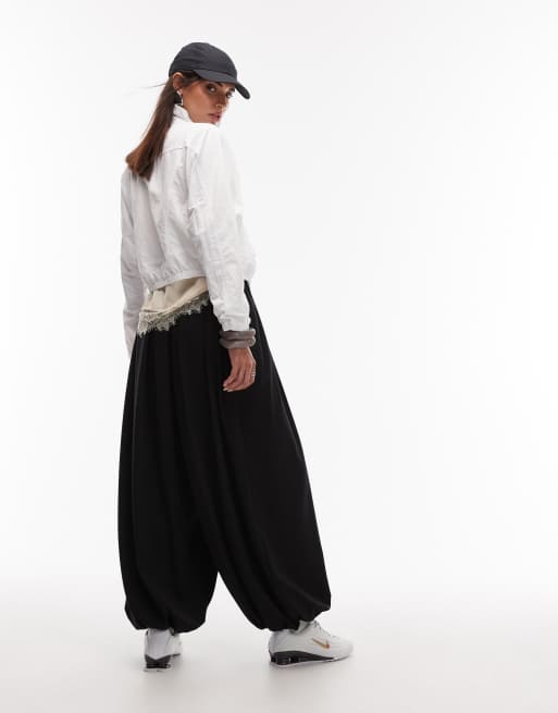 ASOS DESIGN – Elegante Ballonhose in Schwarz, 3 von 5