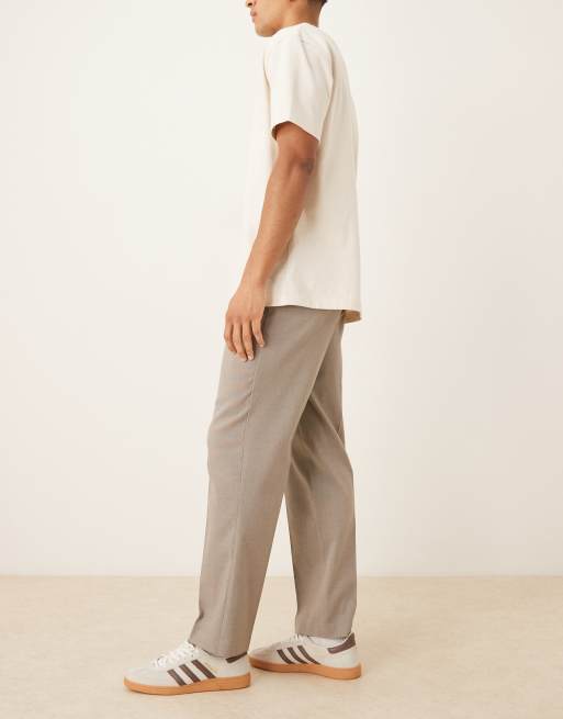 ASOS DESIGN - Elegante broek met rechte pijpen in grijs met textuur, 3 van 5