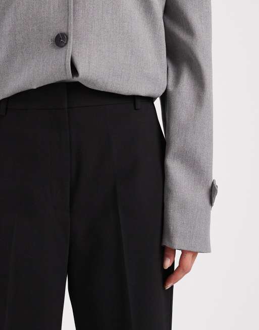 ASOS DESIGN - Elegante broek met rechte pijpen in zwart , 4 van 5