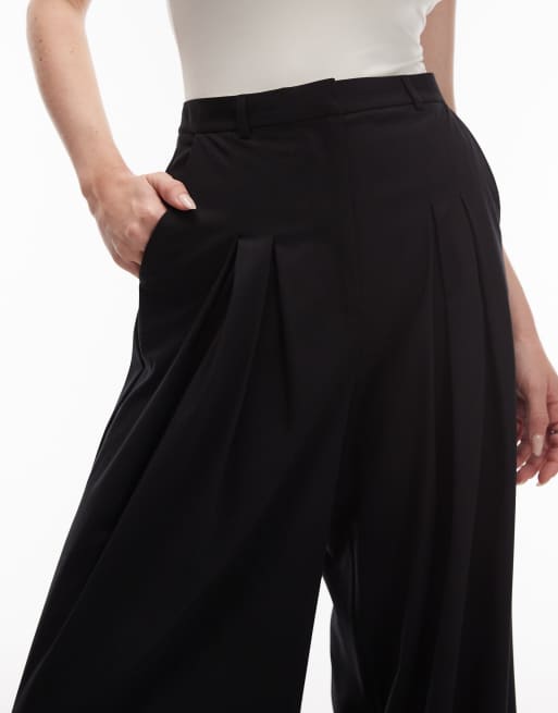 ASOS DESIGN - Elegante broek met ultrawijde pijpen in zwart, 5 van 5