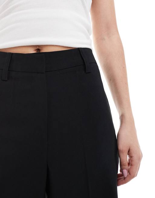 ASOS DESIGN - Elegante broek met wijde pijpen in zwart, 5 van 5