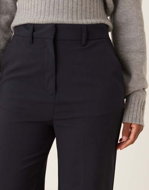 ASOS DESIGN - Elegante flare-broek in marineblauw , 4 van 5