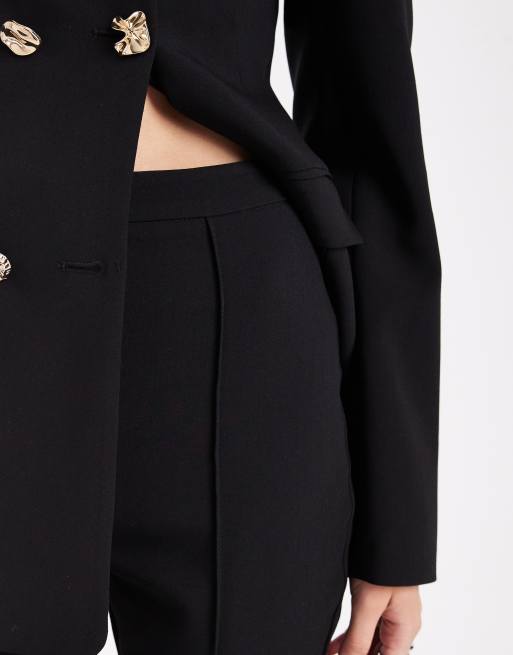 ASOS DESIGN - Elegante flare-broek in zwart, 4 van 4