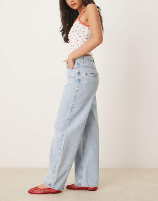 ASOS DESIGN - Elegante jeans met rechte ronde pijpen in lichte wassing, 3 van 5