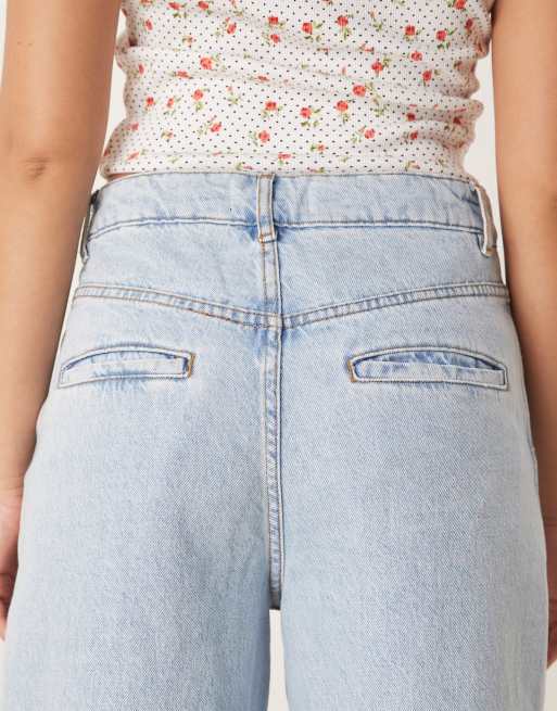 ASOS DESIGN - Elegante jeans met rechte ronde pijpen in lichte wassing, 4 van 5