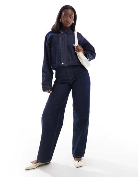 ASOS DESIGN - Elegante jeans met rechte ronde pijpen in spoelwassing - view 1