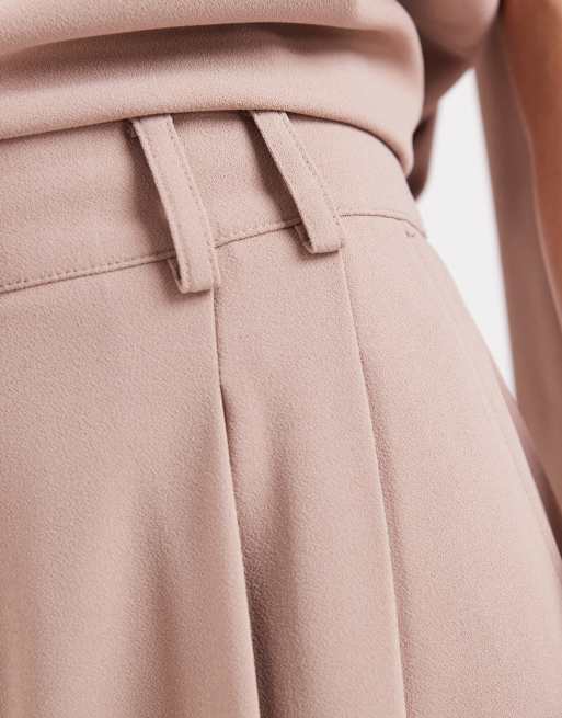 ASOS DESIGN – Elegante, lockere Relaxed-Fit-Hose in Nerzbraun, 3 von 5