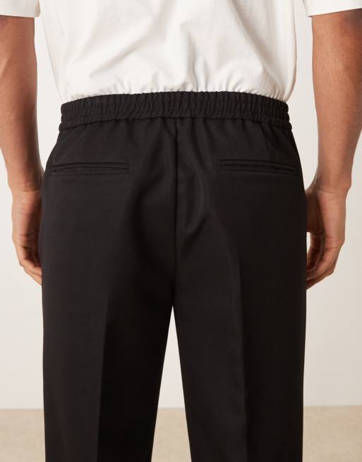 ASOS DESIGN - Elegante rechte broek in zwart, deel van co-ord set, 4 van 5