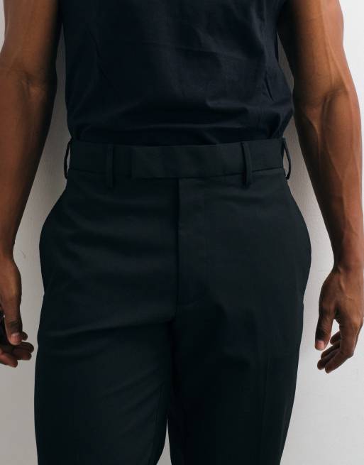 ASOS DESIGN – Elegante, schmal geschnittene Hose in Schwarz, 5 von 5