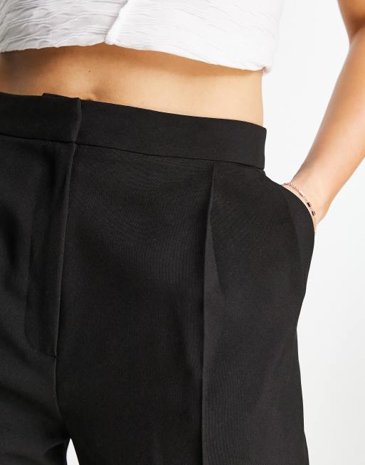 ASOS DESIGN – Elegante, schmal zulaufende Hose in Schwarz, 4 von 4