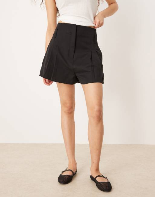 ASOS DESIGN - Elegante short met hoge taille in zwart, 5 van 5