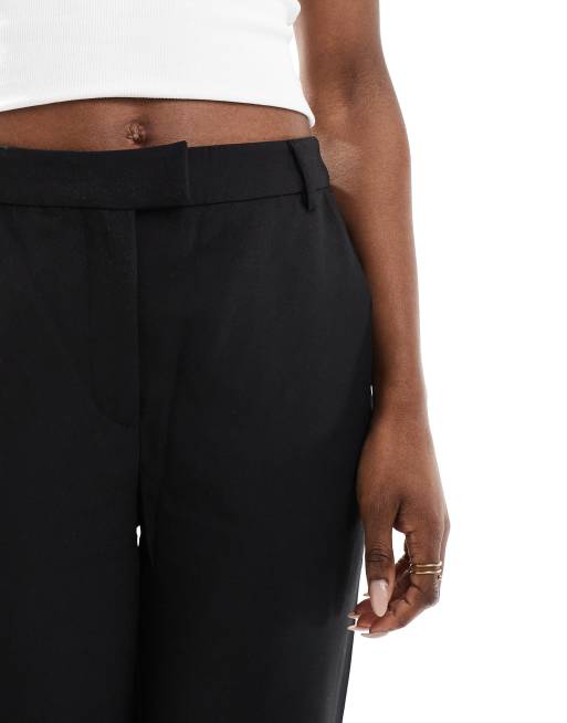 ASOS DESIGN - Elegante smalle enkellange rechte broek in zwart, 2 van 5